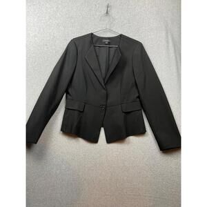 Ann Taylor Blazer Womens 10 Button Front Career Minimalist Office Formal